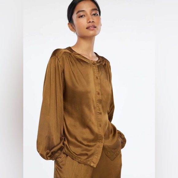 Anthro | Lacausa Devi blouse - Picture 1 of 10